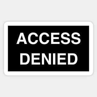 Access Denied Sticker